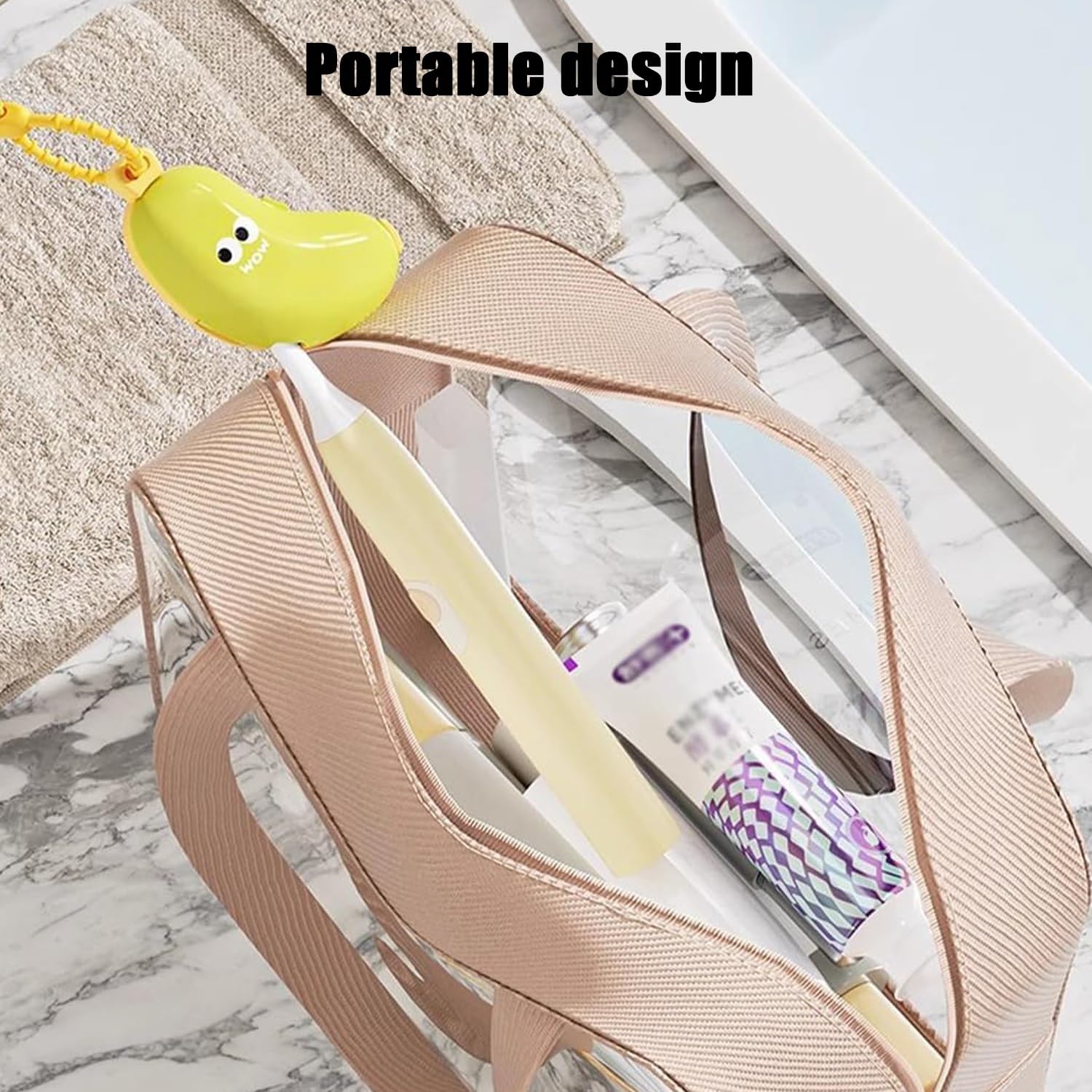 Lot de 6 étuis à brosse à dents à la banane, couvercle de brosse à dents amusant en forme de banane avec distributeur de dentifrice, pour voyage, école, camping et utilisation à la maison (vert)
