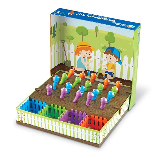 Foto 2 de 6 de Learning Resources Lombrices serpenteantes Wriggleworms Set de Actividades para Practicar la motricidad Fina