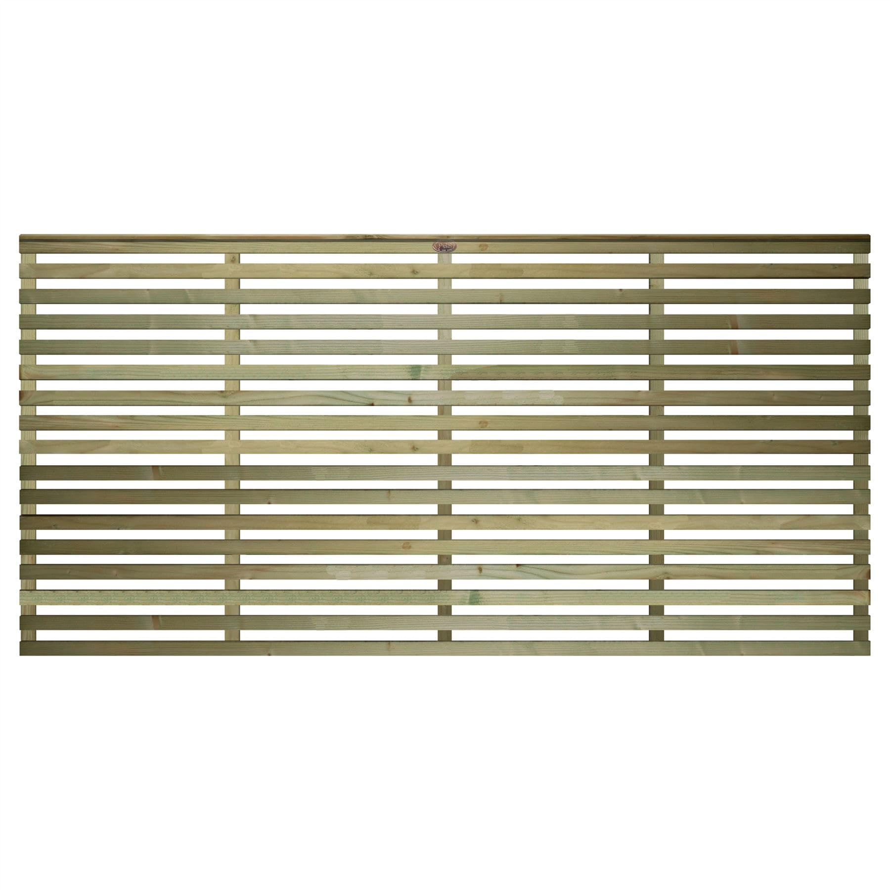 Premier Vogue Trellis Panel, 6ft x 3ft Wooden Slatted Fence Topper