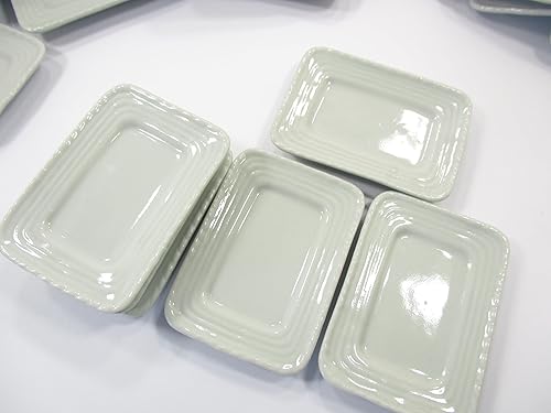 Miniatura 2 de 1:6 Casa de muñecas Miniaturas 1:6 Cerámica 6 Plato Blanco 1.378x1.969 in Cena Cocina 15428