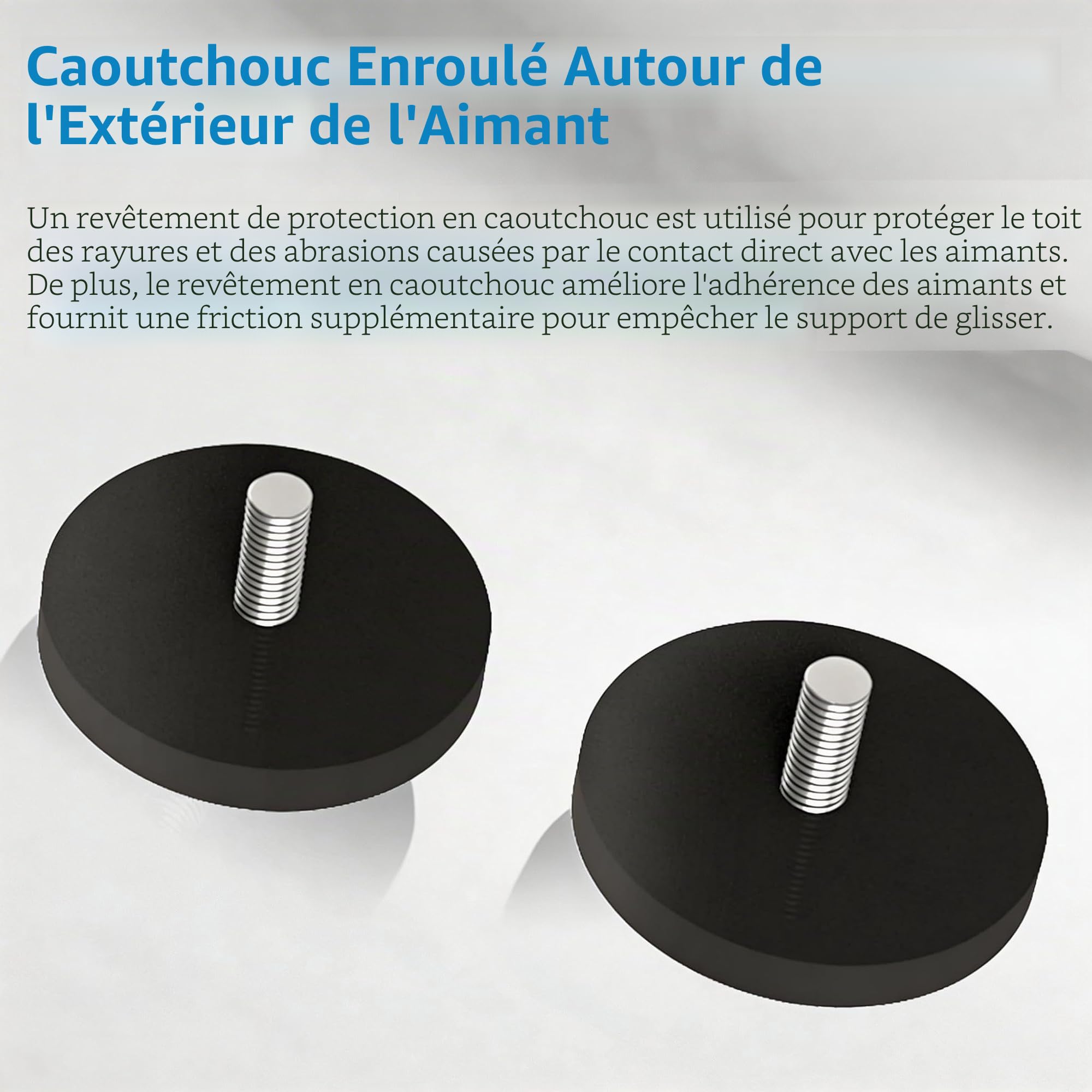 Support de Toit magnétique pour Voiture/Bateau,Comprenant 8 Bases magnétiques,Support d'installation de la 3ème génération,Compatible avec Starlink Gen 3 et l'antenne Starlink de troisième génération