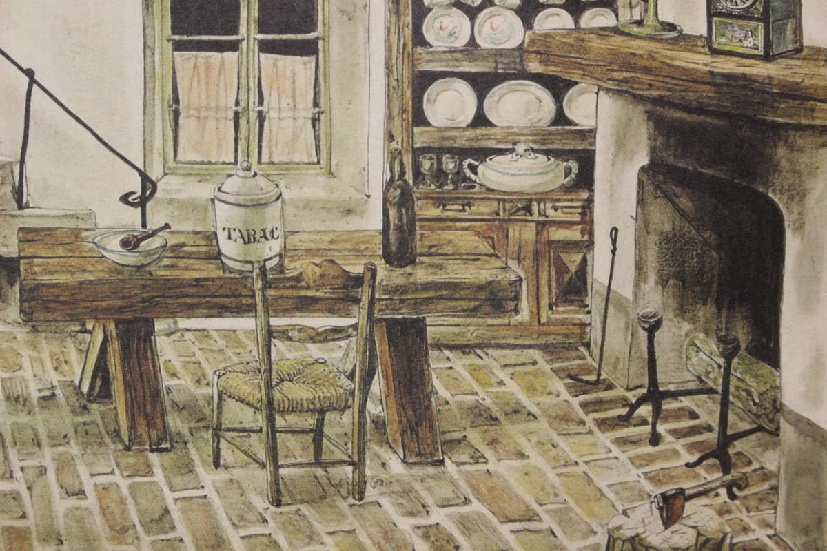 藤田嗣治 エスタンプリトグラフ アトリエ 150部限定 クラシック