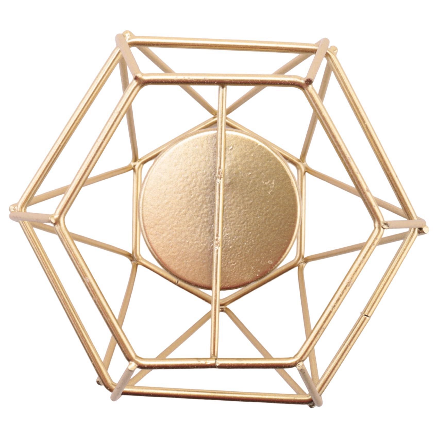 16 Stück Metall Geometrisches Design Teelicht Votivkerzenhalter Hohl Teelichthalter