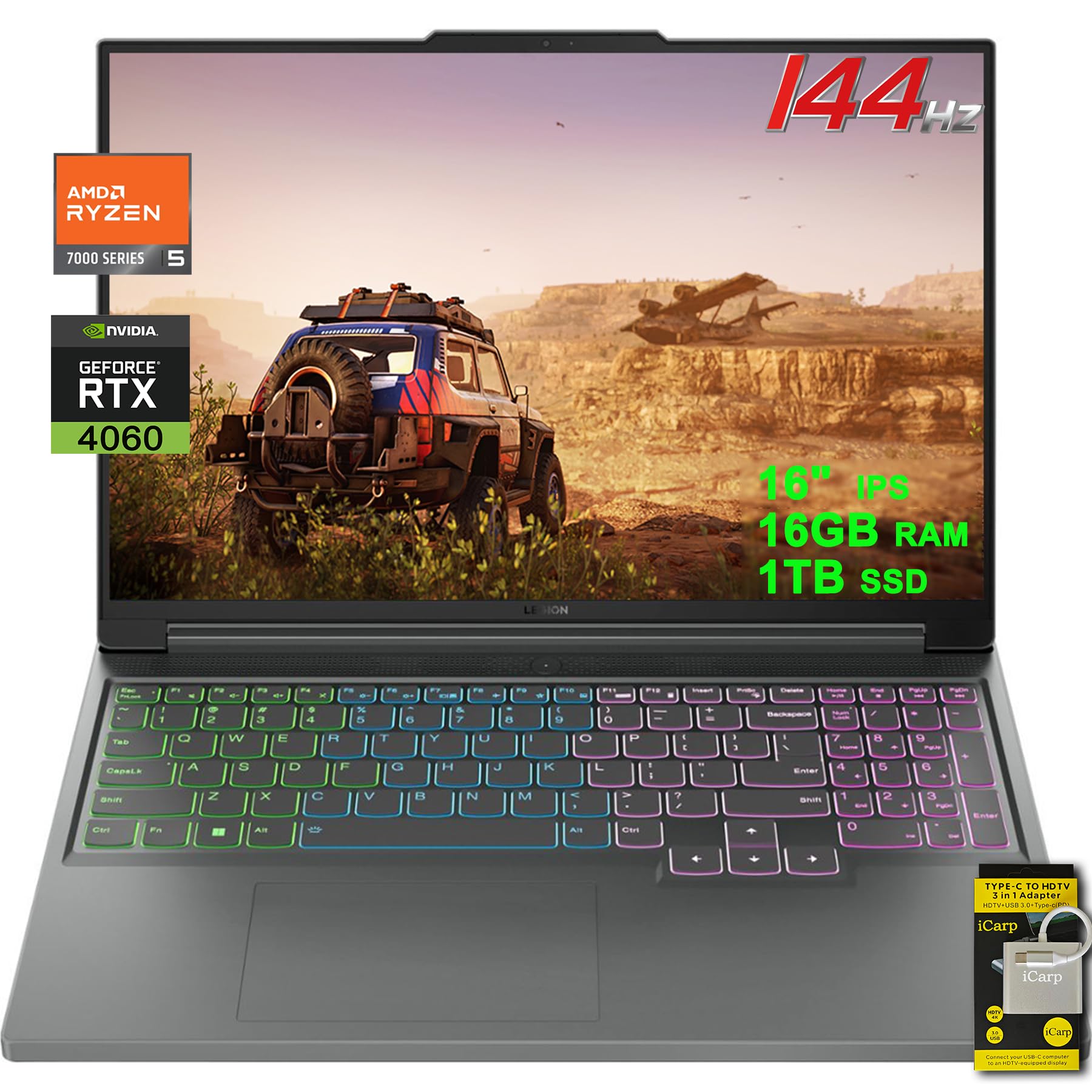 Amazon.com: Lenovo Legion Slim 5 Gaming Laptop 16