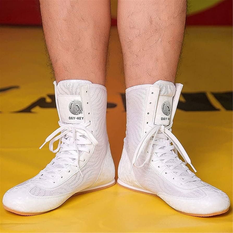 ボクシングシューズ ホワイト 高トップ Amazon.co.jp: プロフェッショナル メンズ レスリングシューズ