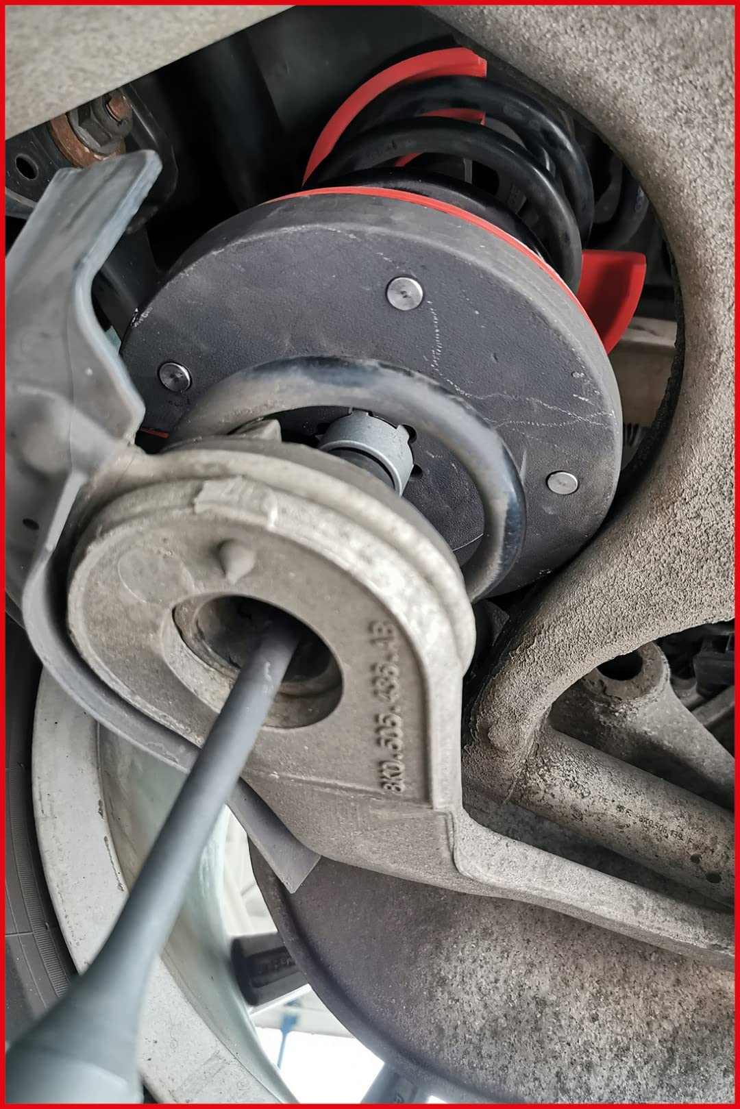 KS Tools 500.8765 Uniwersalny zestaw teleskopowy do sprężyn wewnętrznych do Audi i Seat, 11-sztuk