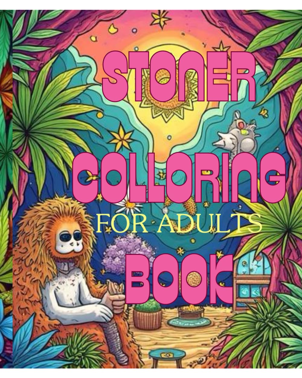 stoner Coloring Book For Adults