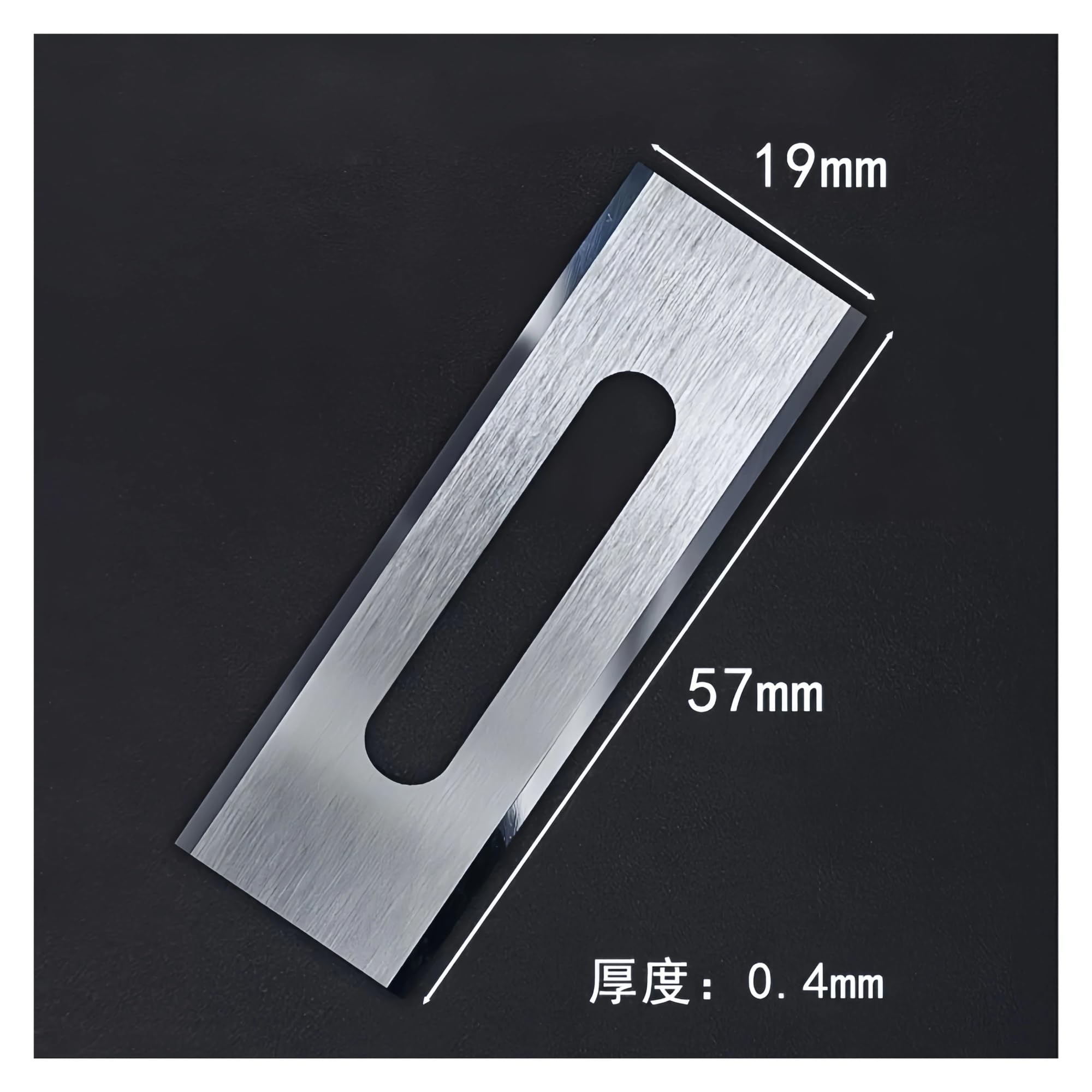 SK2 57x19x0,4mm hoja de tres agujeros de doble filo para soporte de cinta de aluminio y cobre