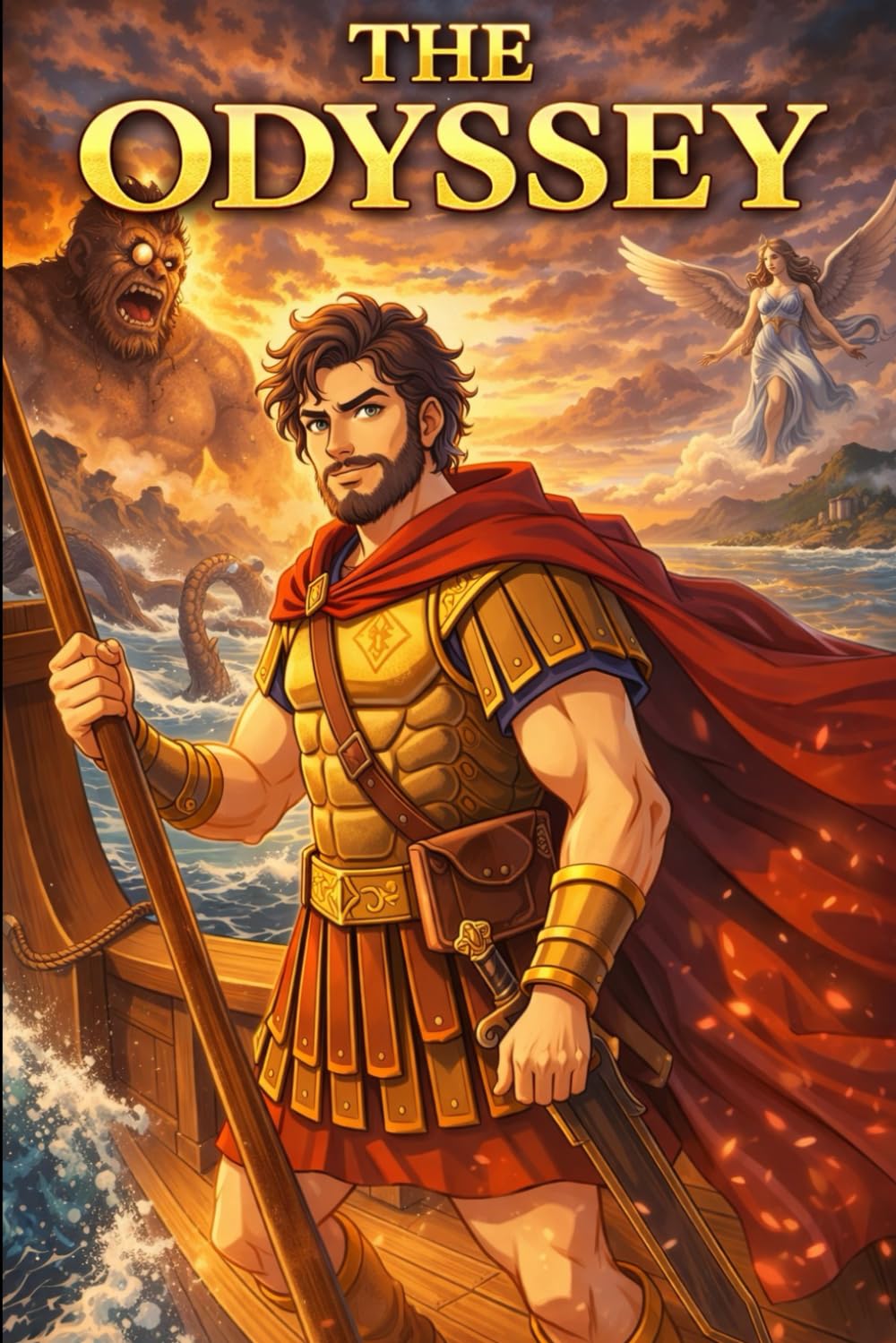The Odyssey for Beginners: An Easy English Manga Based on Homer