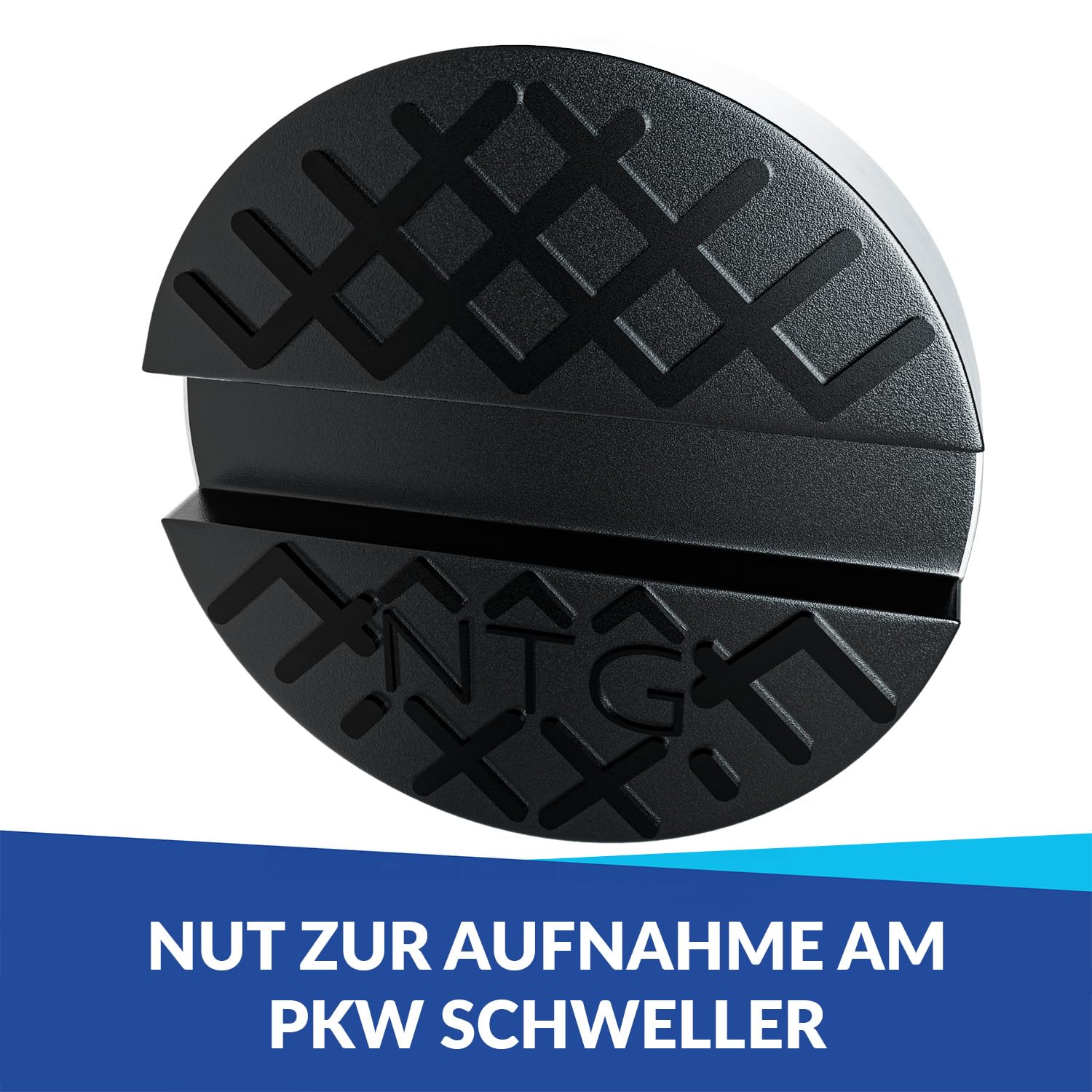 NTG HYDRAULISCHER WAGENHEBER 2T – TÜV-zertifizierter Flacher Rangierwagenheber für PKW & tiefergelegte Fahrzeuge – 85–375 mm Hubhöhe – Wagenheber Hydraulisch mit 2.000 kg Tragkraft und Gummiauflage