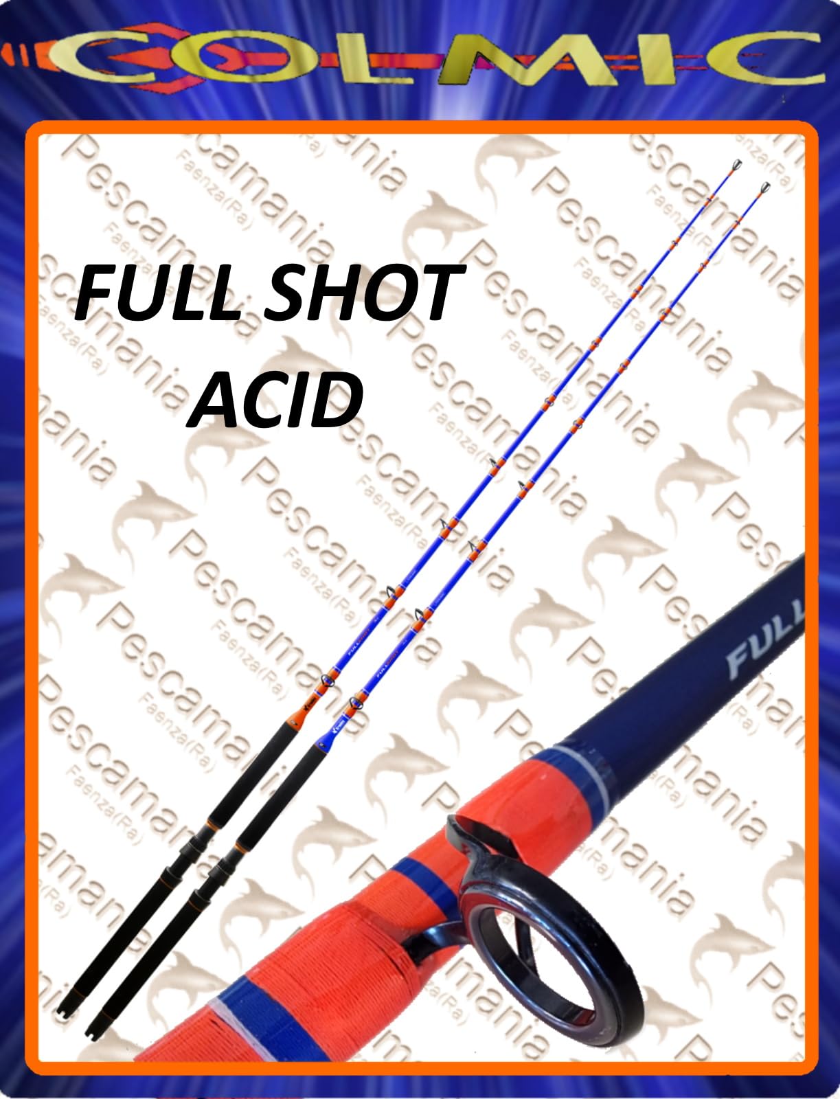 Canne à pêche colmic FULL SHOT ACID Trolling 6'1" 20 LBS