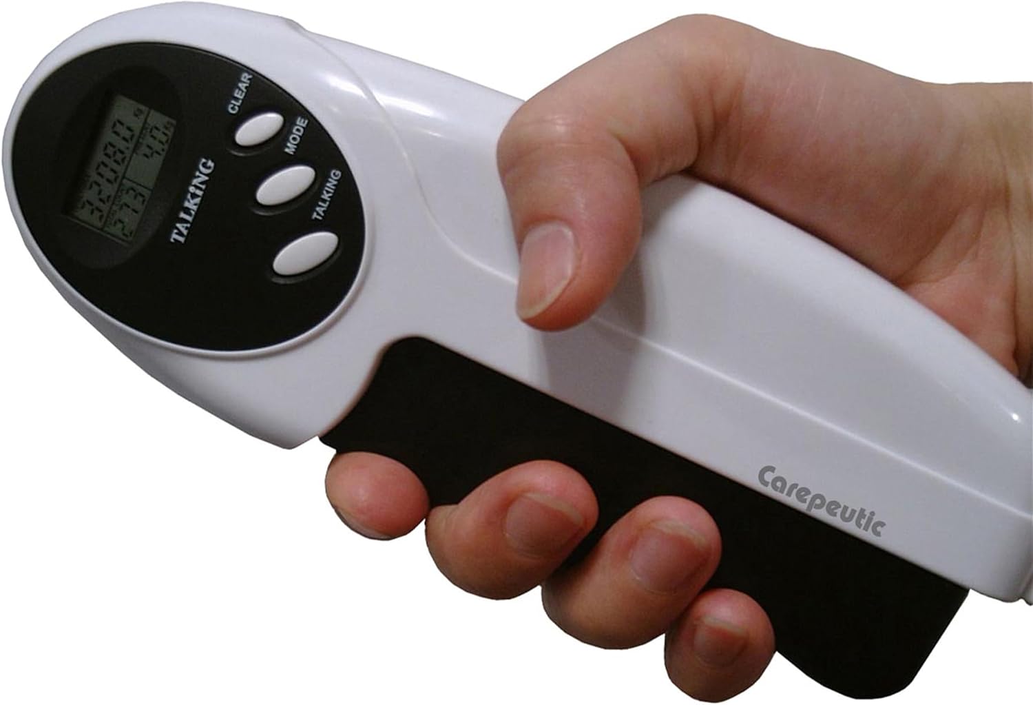 Carepeutic Digital Talking Hand Grip Exerciser for On-Go Strength Training and Muscle Relaxation