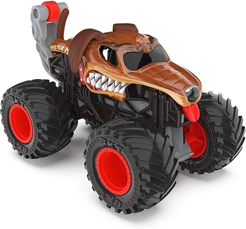 Miniatura 2 de Monster Jam, Camión monstruo oficial Monster Mutt, vehículo fundido a presión, serie Ruff Crowd, escala 164