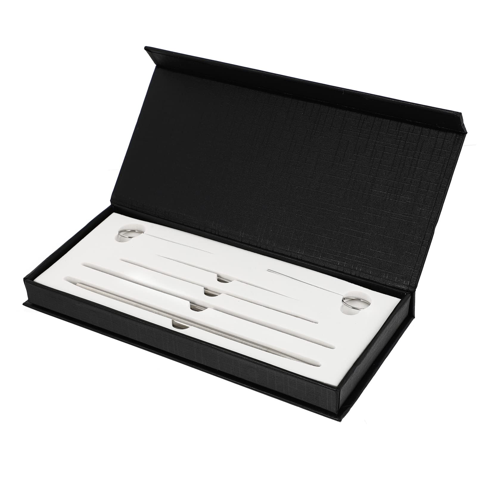 BESPORTBLE 2sets per Rilevamento del dei Inossidabile Accessorio per Rettili e Rettili