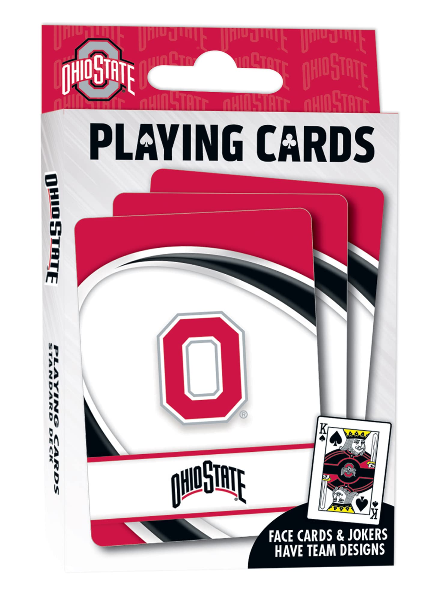 MasterPieces Unisex Sports Playing Cards - NCAA Ohio State Buckeyes 54 Card Deck