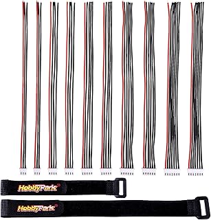 HobbyPark 2S-6S JST-XH LiPo Battery Balance Charger Extension Cable Balance Charging Wire Lead Adapter for RC Charger(2-Each,10pcs in Total)