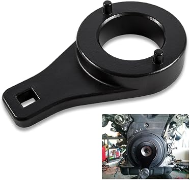 Harmonic Damper Pulley Holding Tool Crankshaft Holder For Toyota 3.4L V6 Engines Tacoma 4Runner T100 Tundra Pickup, Harmonic Tool Crank Pulley Holding Tool