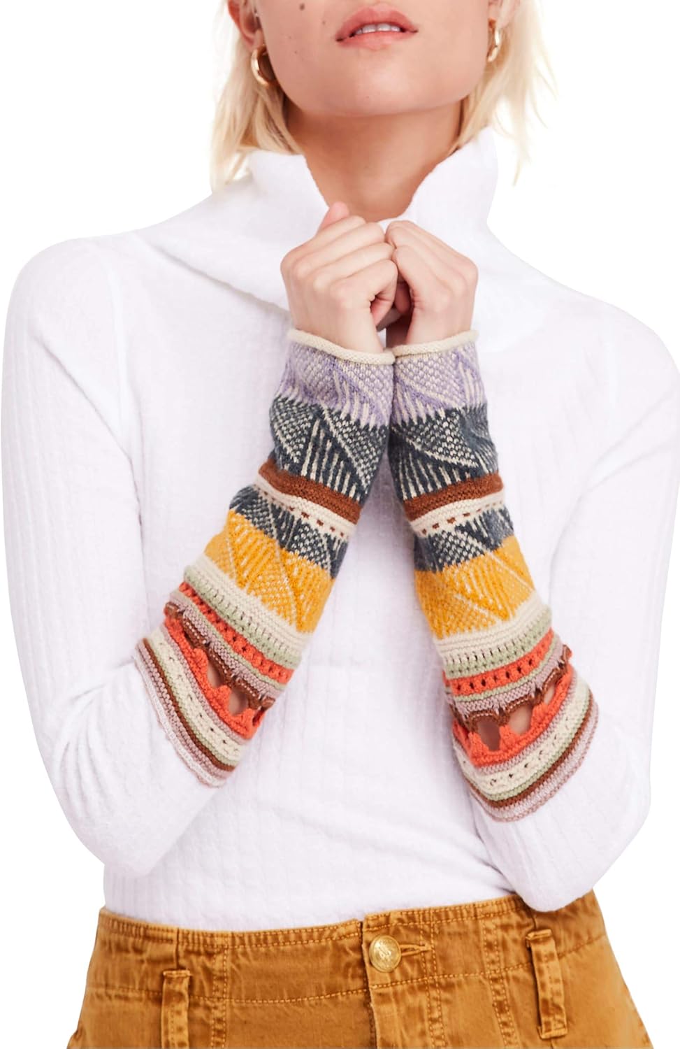 free people mixed up cuff thermal