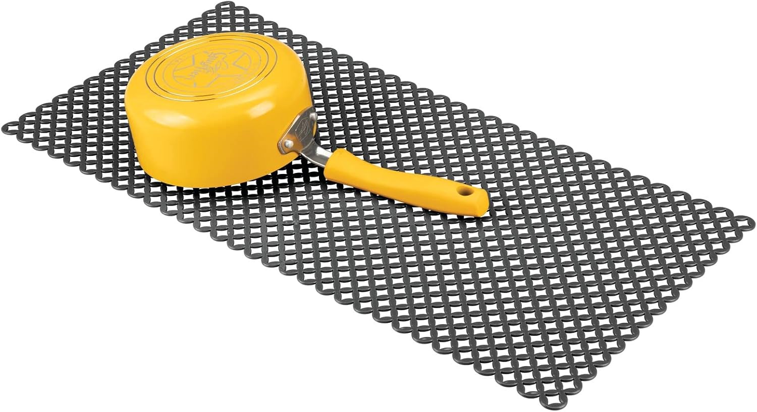 mDesign Plastic Protective XL 25" Kitchen Sink Drying Mat/Grid
