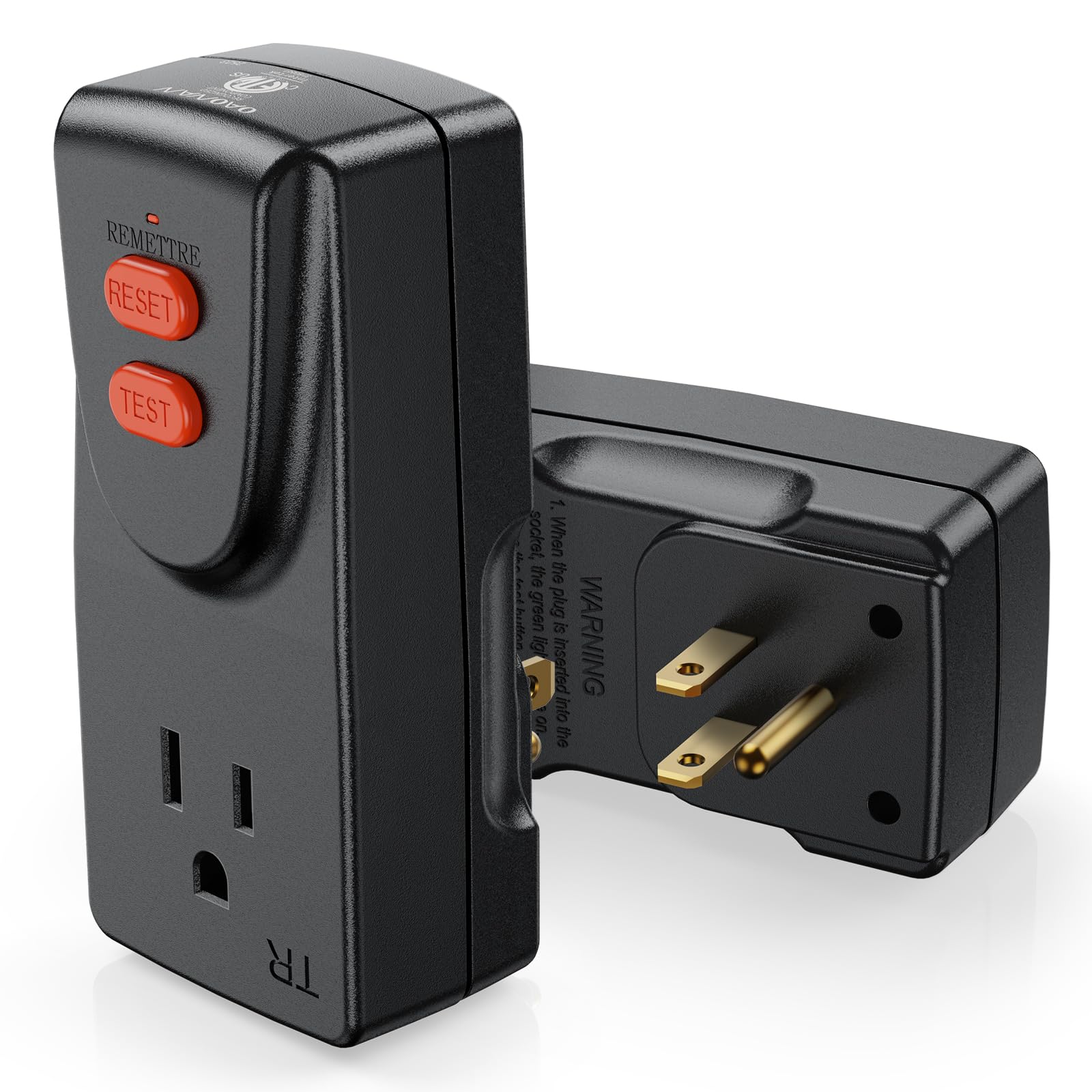 Photo 1 of OAONAN GFCI Adapter - 15 Amp, 3 Prong Grounded