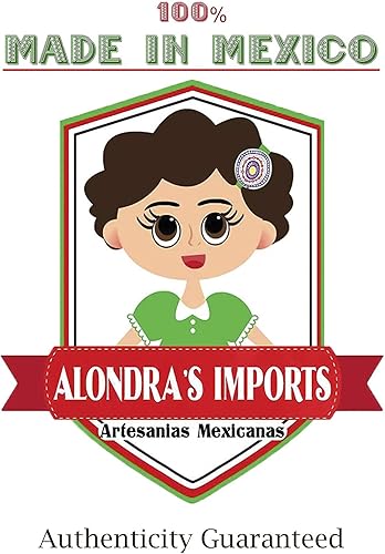 Miniatura 7 de Alondra's Imports (TM) (84 x 59 pulgadas) elegante tejido a mano, auténtico mantel artesenal mexicano (fiesta, cumpleaños, noche de tacos,