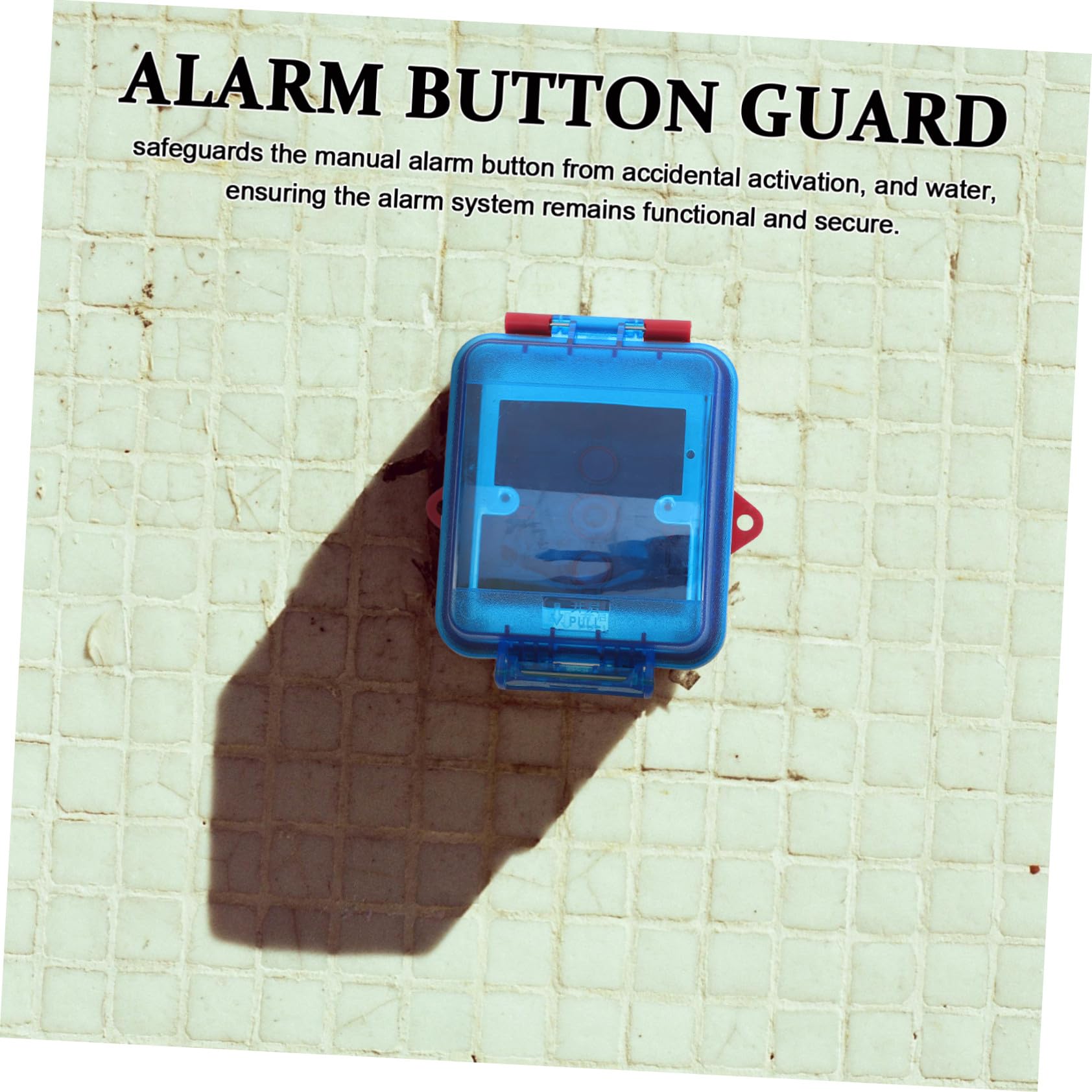 Protectora para Botón de Alarma Manual Funda de Protección Compatible con Sistema Sap Resistente y Estética para Alarmas Contra