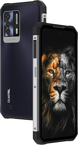 OUKITEL Smartphone resistente desbloqueado WP17 (2022), cámara triple de visión nocturna de 64 MP, batería Android11 8300 mAh 8 GB+128 GB Dual 4G