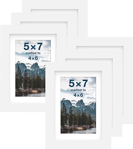 Vista 64 de FrameWorks Paquete de 2 portarretratos de 12 x 16 pulgadas con mate a 8 x 12 pulgadas, color negro, marco de fotos clásico de madera con vidrio
