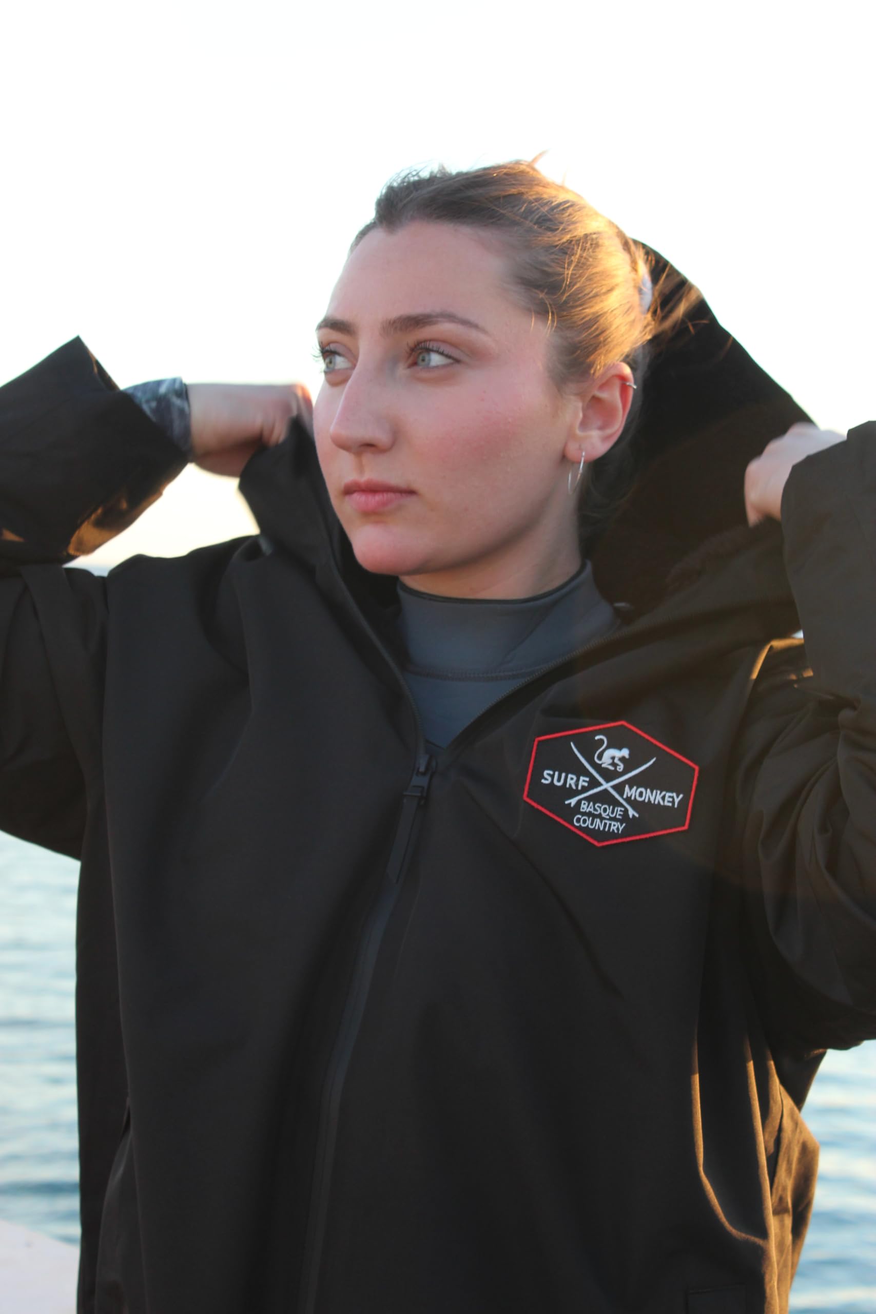 Surf Poncho für den Winter, wasserdicht, für Erwachsene