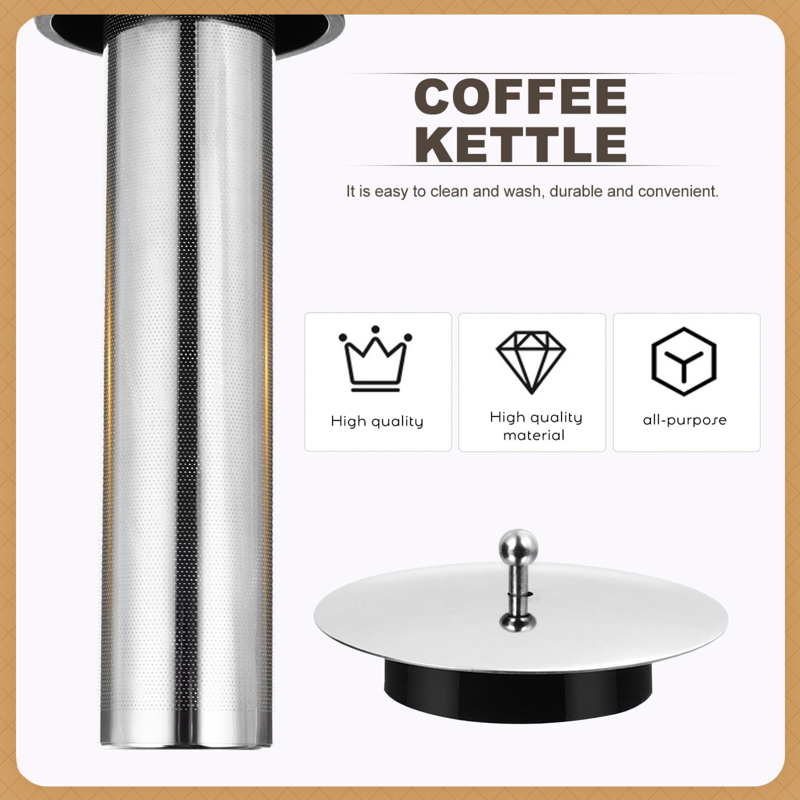Cafetera 1 Capacidad Cristal Resistente de Gran al Calor