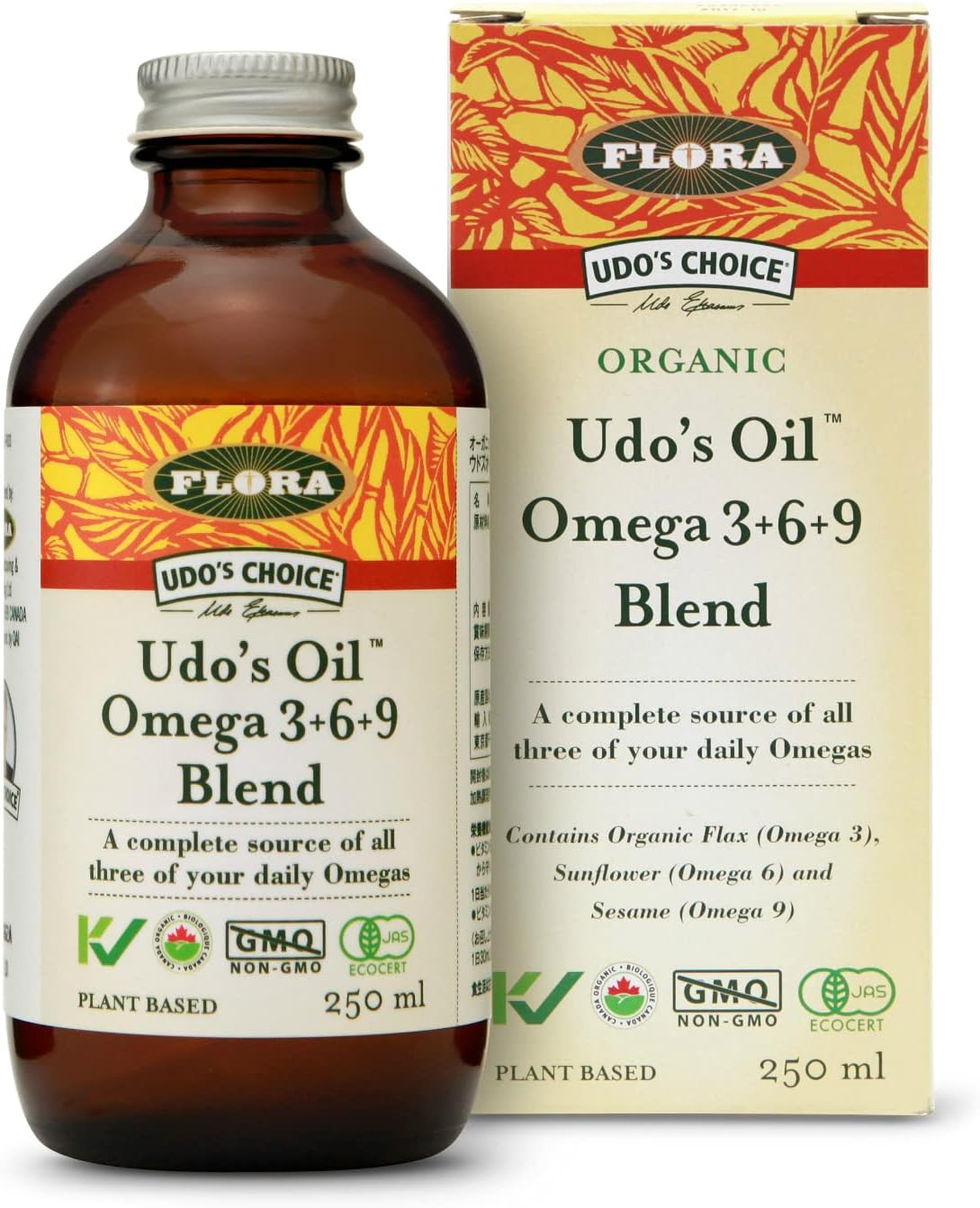 Flora Udo’s Oil® Omega 3+6+9 Blend, 100 Sustainable, PlantBased