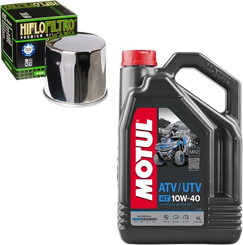 Oil And Filter Change Kit For Arctic Cat 2004 500 4X4 Mineral 5W-40