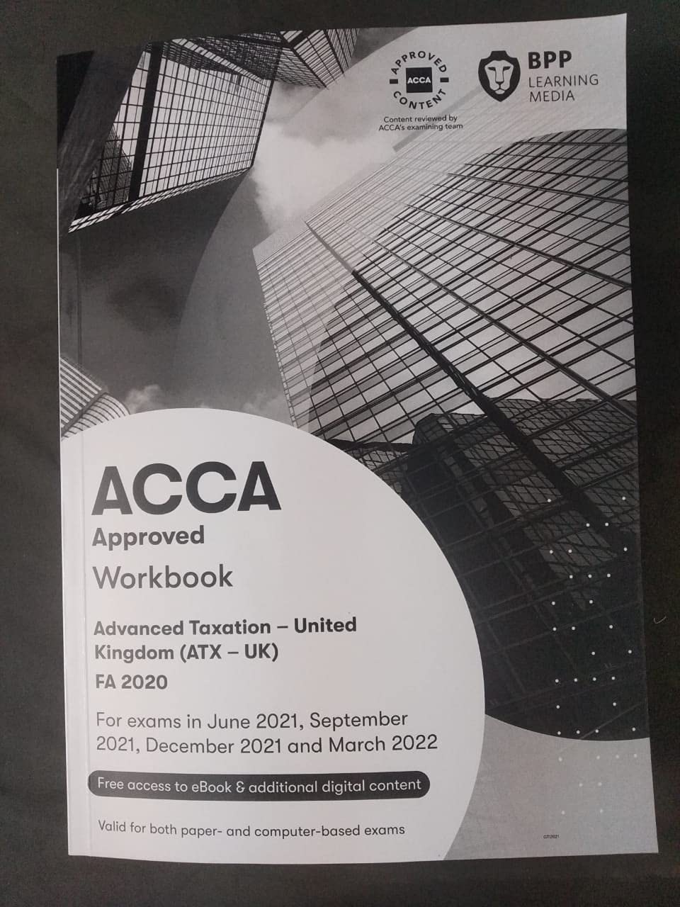 ACCA Advanced Taxation FA2020: Workbook