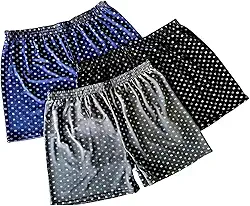 Combo 2 Cuecas Samba Canção Masculina - Short de Dormir Confortável e Leve, Pijama Fresquinho, Ceroula Estilo Relax, Moda Íntima Comfort