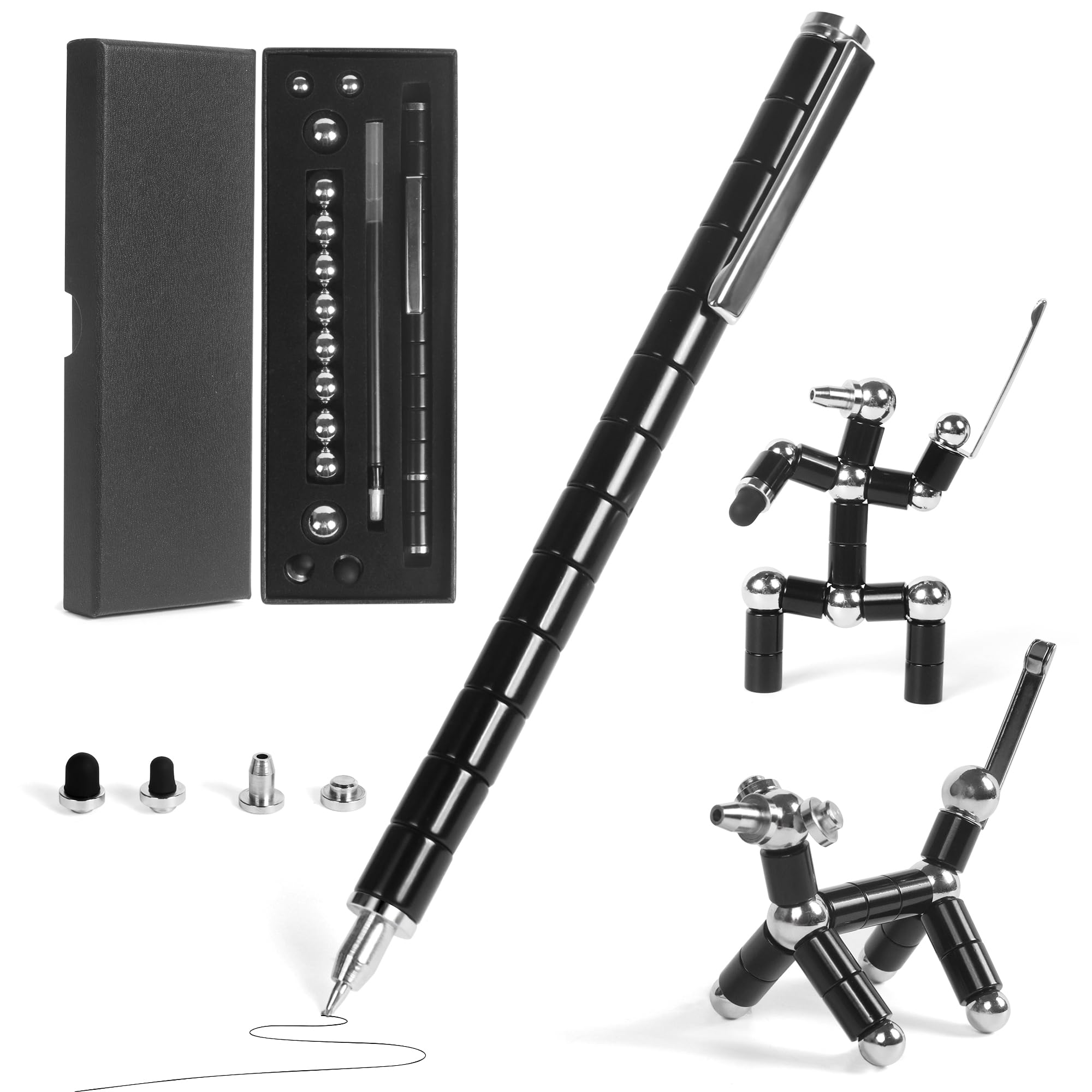 Fidget Pen, Magnetic Pen，Fidget Toys，Suitable for (6 Years Old and Above) Teenager Toys, Perfect for Stress Relief and Focus 。 The Best Gifts for