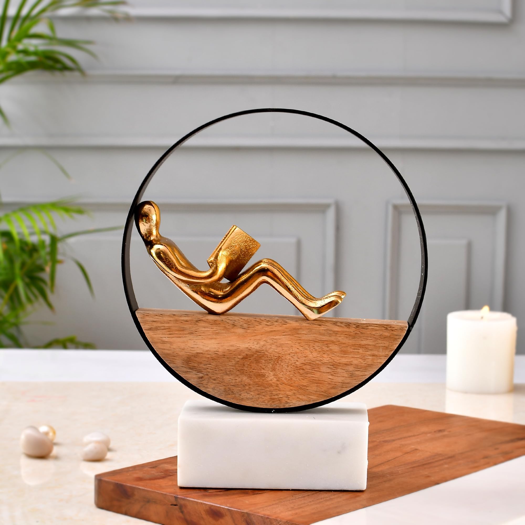 CraftVatika Hand Sign Gesture Showpiece Statue Finger Sculpture Home ...
