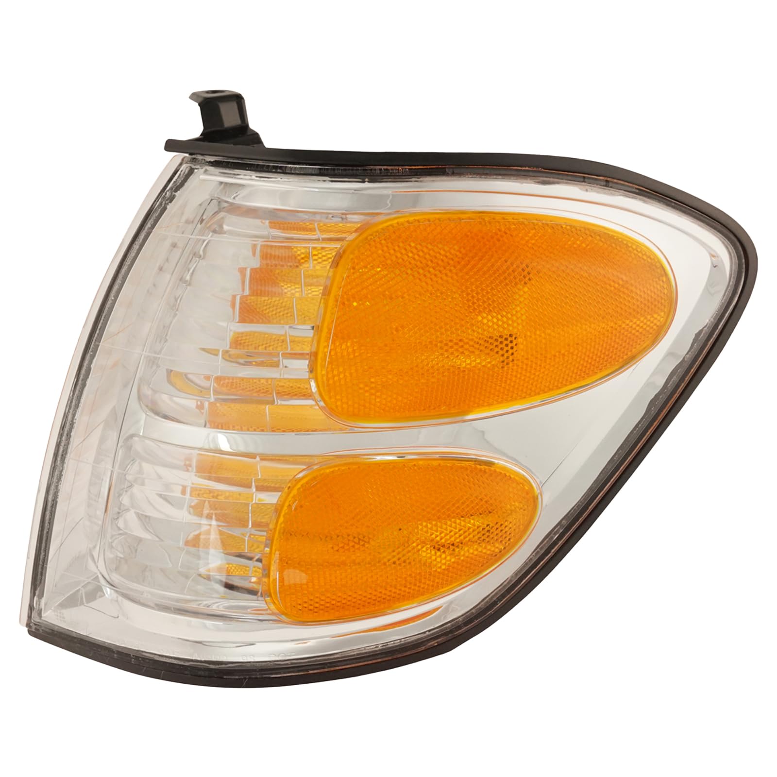 TRQ Front Left Corner Light Drivers Side Compatible with 2001-2004 Toyota Sequoia 2000-2004 Tundra TO2530143