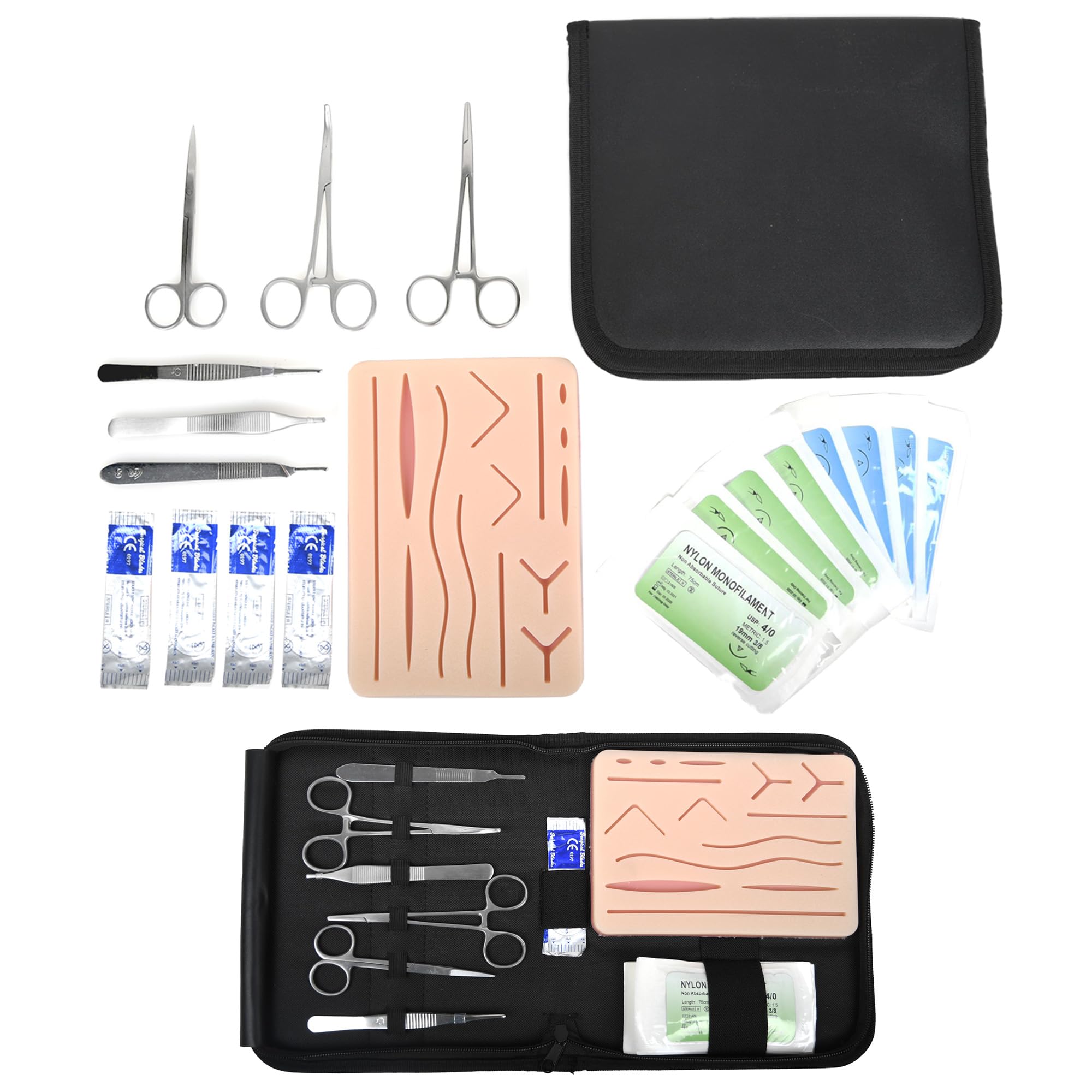KIT ESERCITAZIONE SUTURA (pad + strumenti + suture)