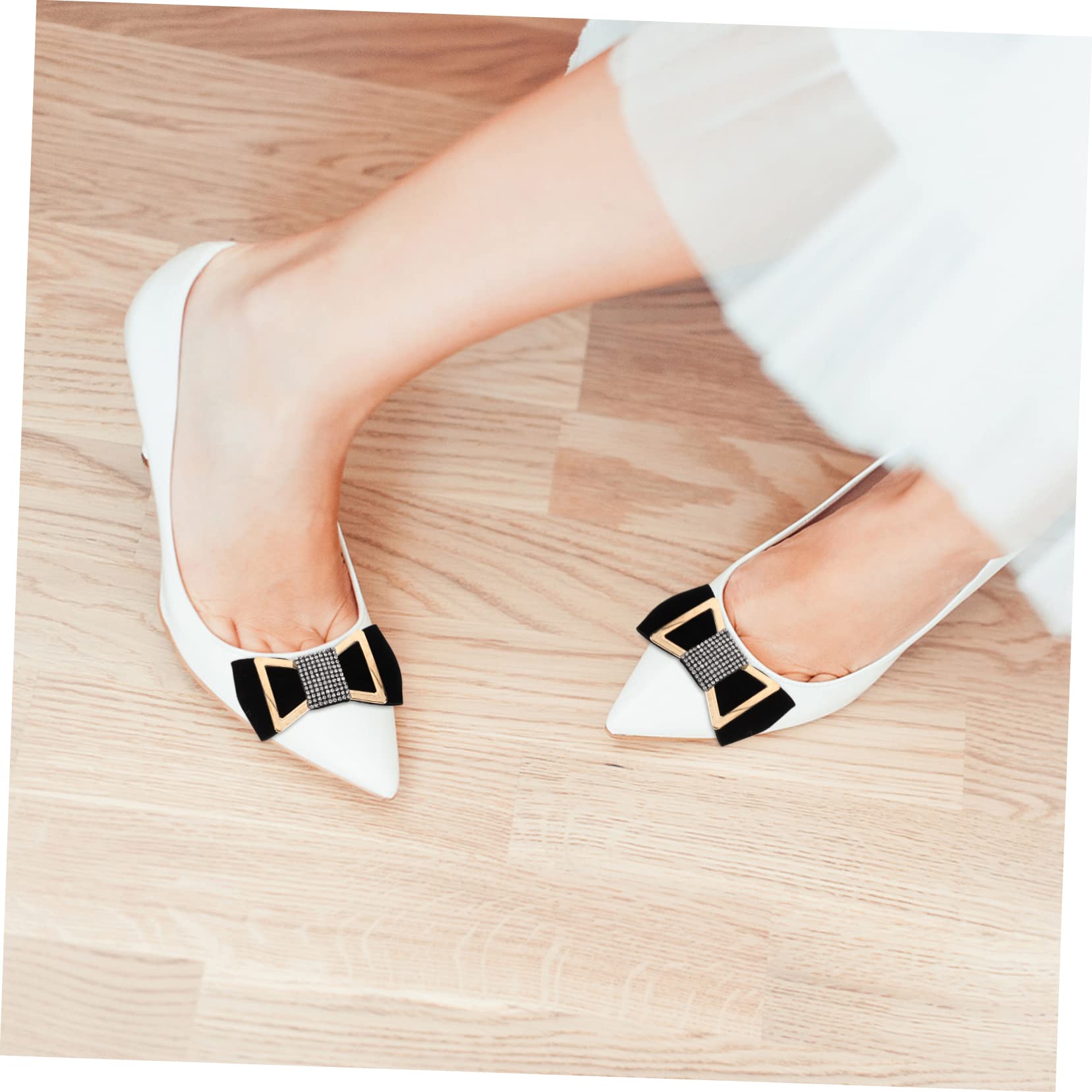 VALICLUD Fermaglio Per Scarpe Con Fiocco Clip Scure Per Scarpe Perni Fibbia Per Con Nodo a Fiocco Archi Spillo Arredamento Ciondoli Decorativi Per Cravatta Arco