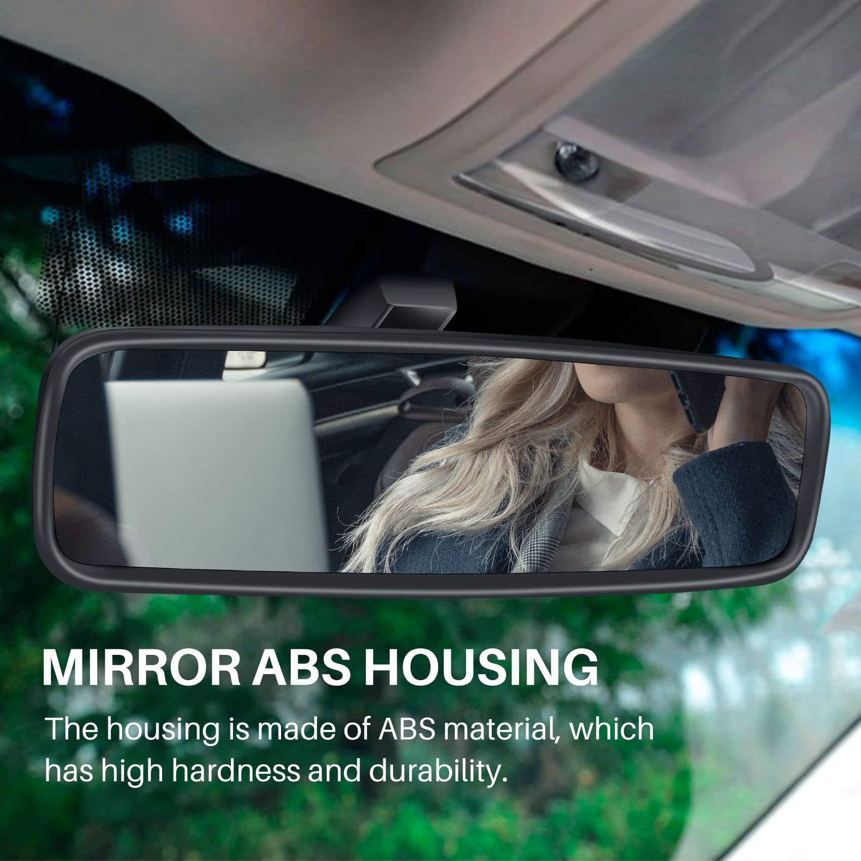 Amazon.com: Hubceuo Car Interior Rear View Mirror Replacement 