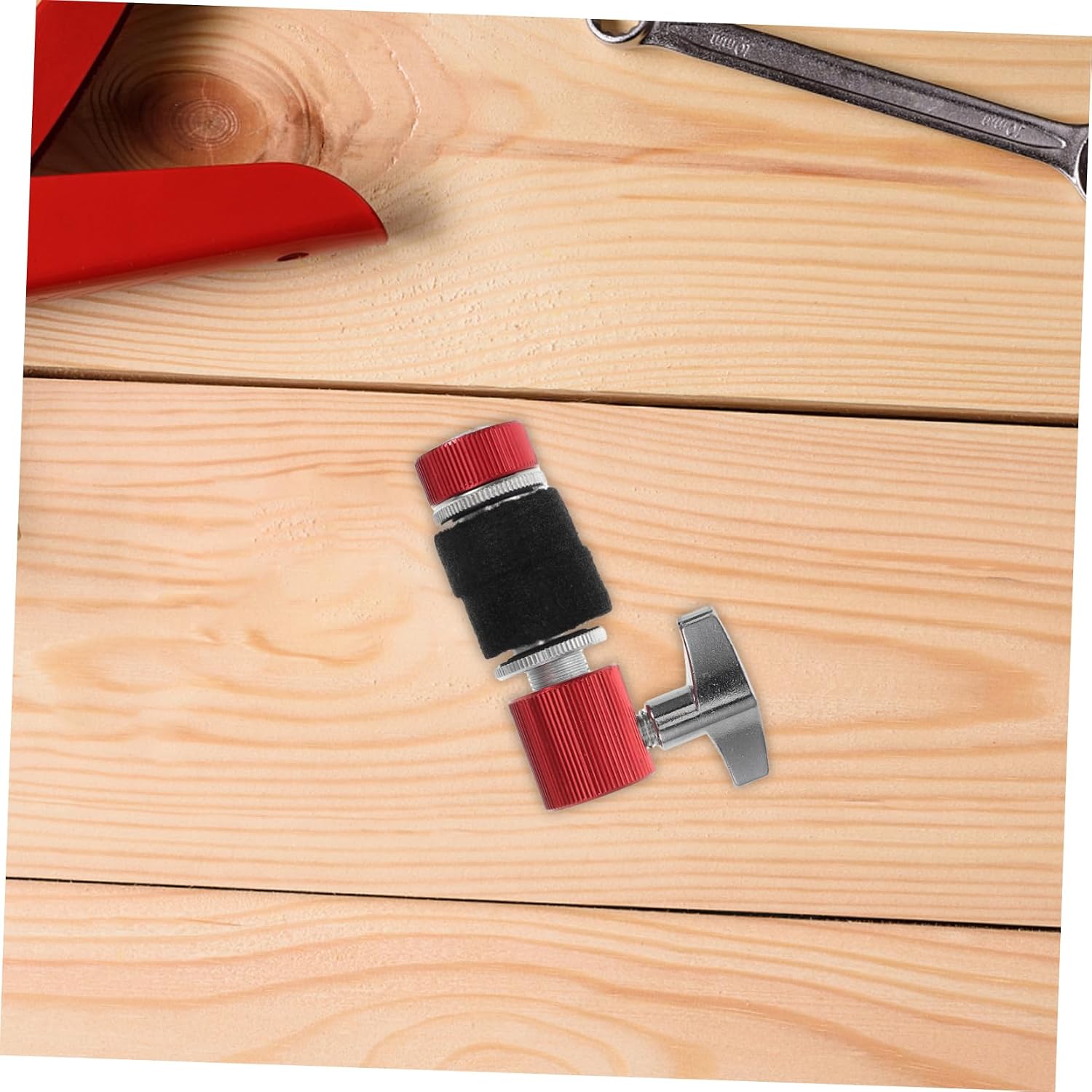 Red Metal Hi-hat Clutch for Jazz Drum Cymbals and Stands