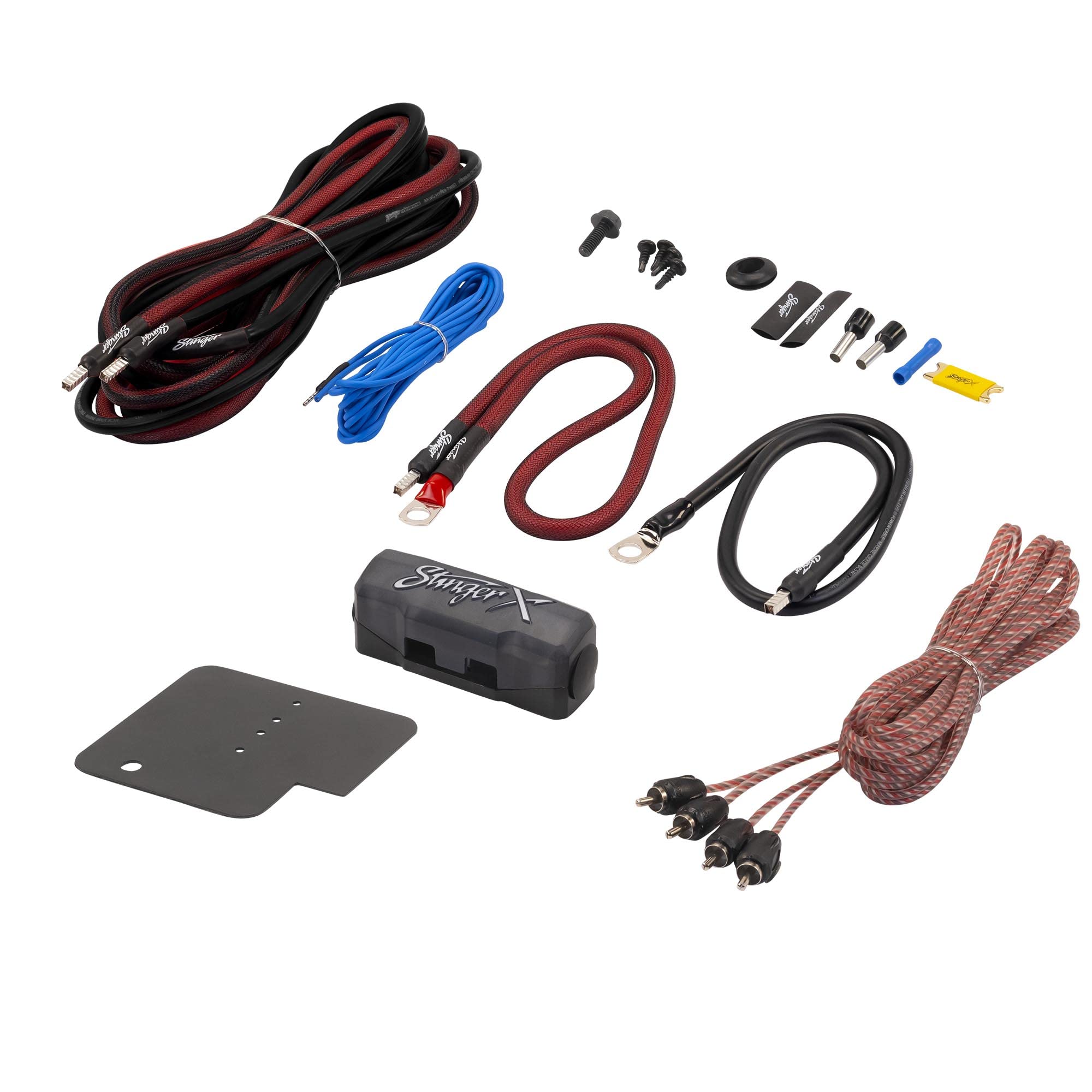 STINGER Complete Amplifier Wiring Kit for Wrangler Unlimited (2007-2022) & Gladiator JT (2020-2022) - 8 Gauge