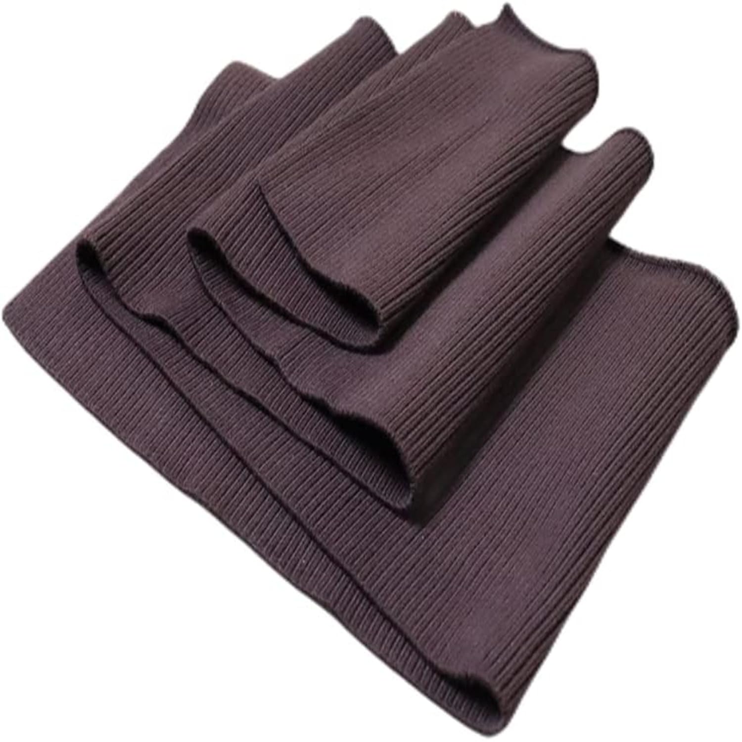 TinaKim Ribbing Fabric for Cuffs, Waistbands Neckline Collar Material (Chocolate, 36x6in)-picture-27
