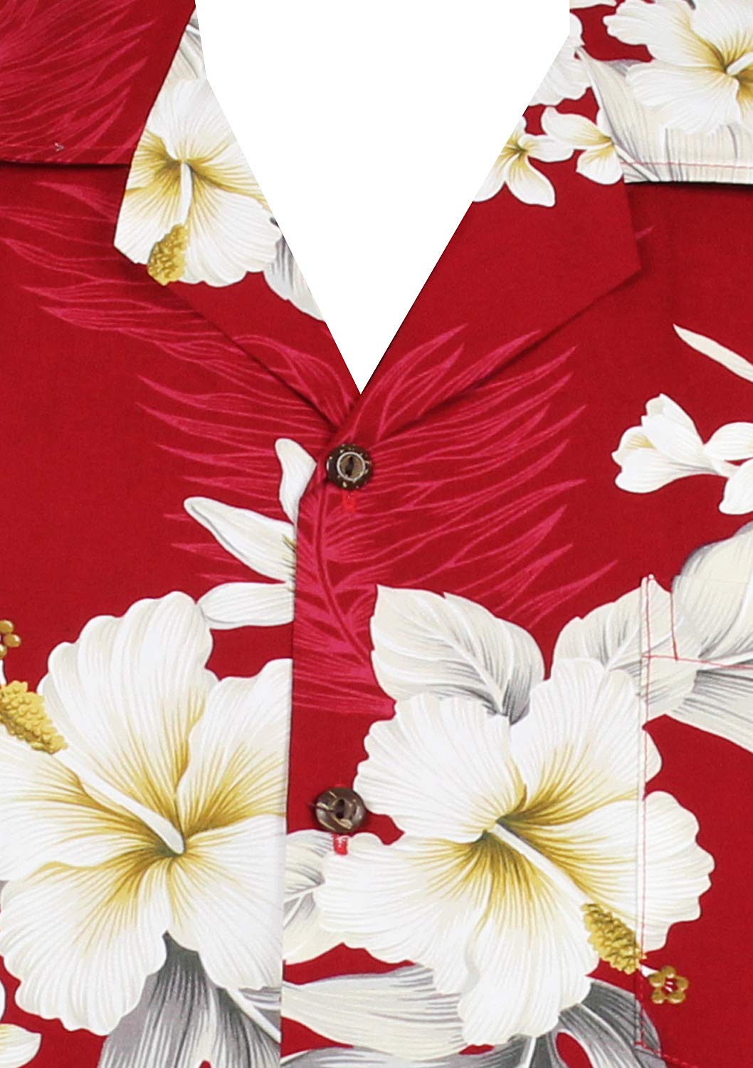 Pacific Legend Originale Camicia-Hawaiana Uomo Manica-Corta Elegante Floreale Enzian Fiori Unisex