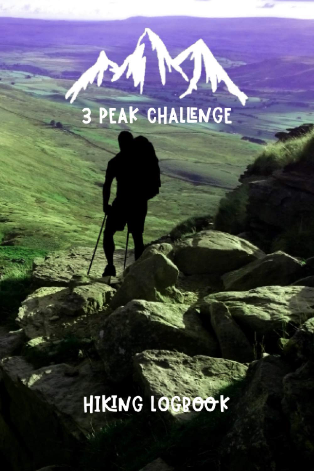 3 Peaks Challenge Hiking Logbook: Hiking Notebook with Prompts to Write in. Trail Log Book, Hiker's Journal, Best Wandern Gifts for Adventure Lover.