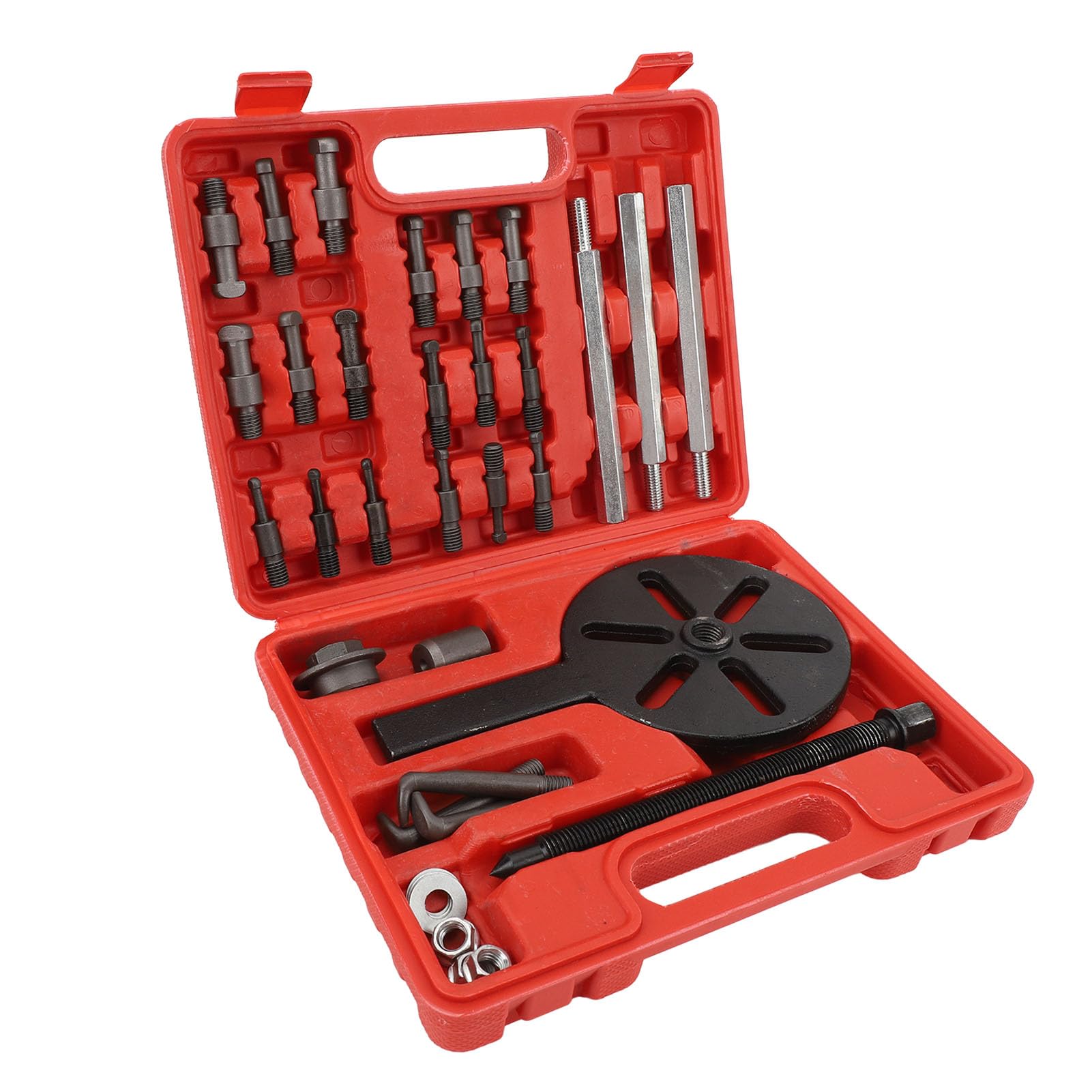 TOPINCN Carbon Steel 3 Jaw Bearing Puller Kit, Bearing Removal Tool Disassembly for Car, Bearing Separator Set Motorcycle Wheel Repair