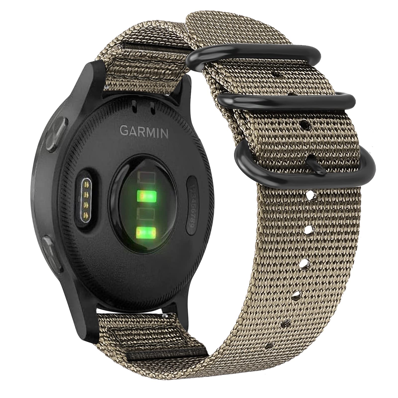 Fintie Quick Release Nylon Band 22mm Replacement Sport Strap Compatible with Garmin Vivoactive 4 45mm, Forerunner 255 46mm, Venu 2, Fossil Gen 5, Amazfit GTR 2, 2e,Ticwatch Pro 3, YAMAY SW022-image-47