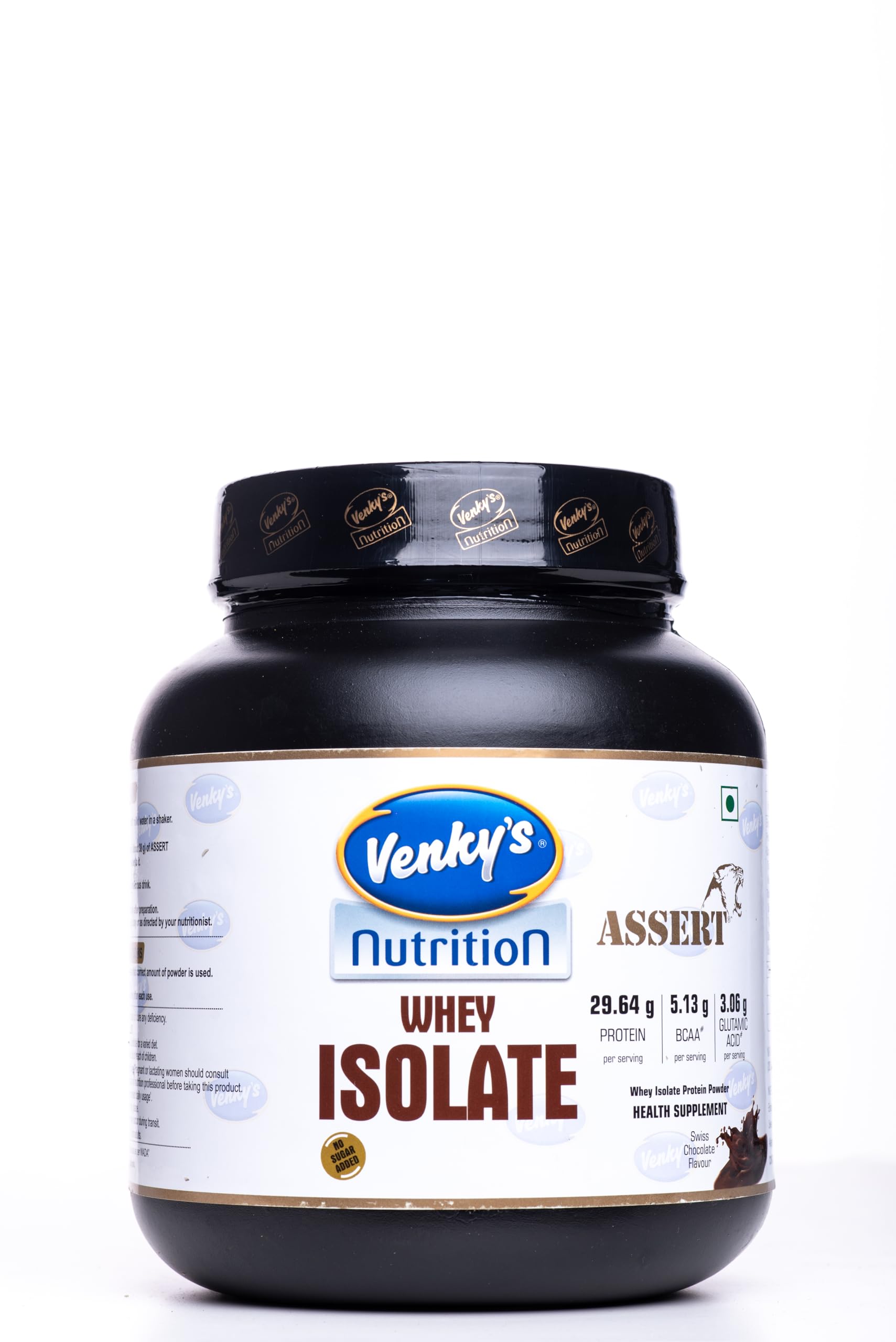 Venkys Nutrition Assert Isolate Whey Protein | 1-KG | | Boosts Performance | Increases Strength & Muscles | | 29.64g Protein | | 5.13g BCAA | | 3.06g Glutamic Acid | | Flavour - Swiss Chocolate | (B0CF2S6831) Amazon Price History, Amazon Price Tracker