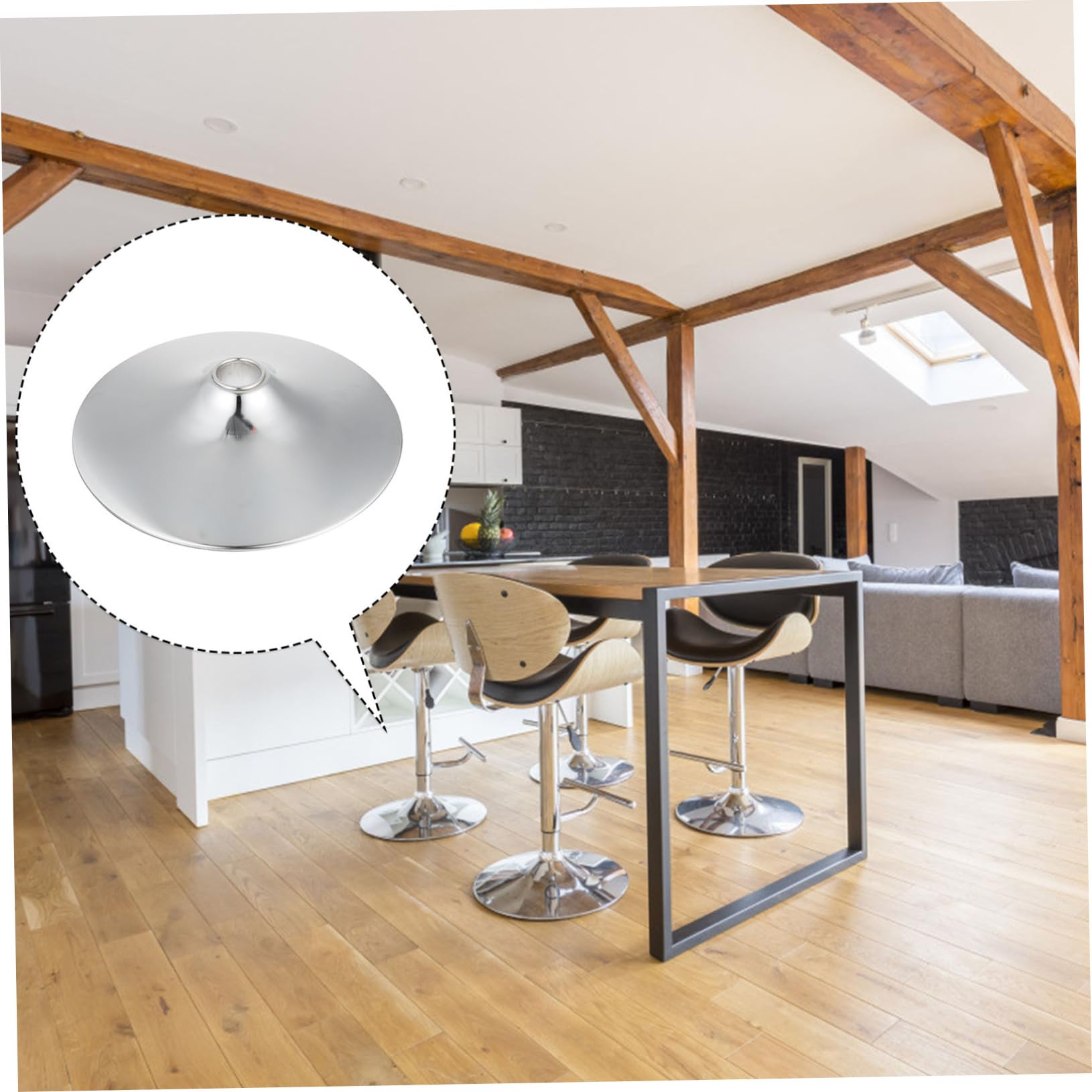 ERINGOGO Round Swivel Chair Base Bar Table Chassis Furniture Chair Accessory Set