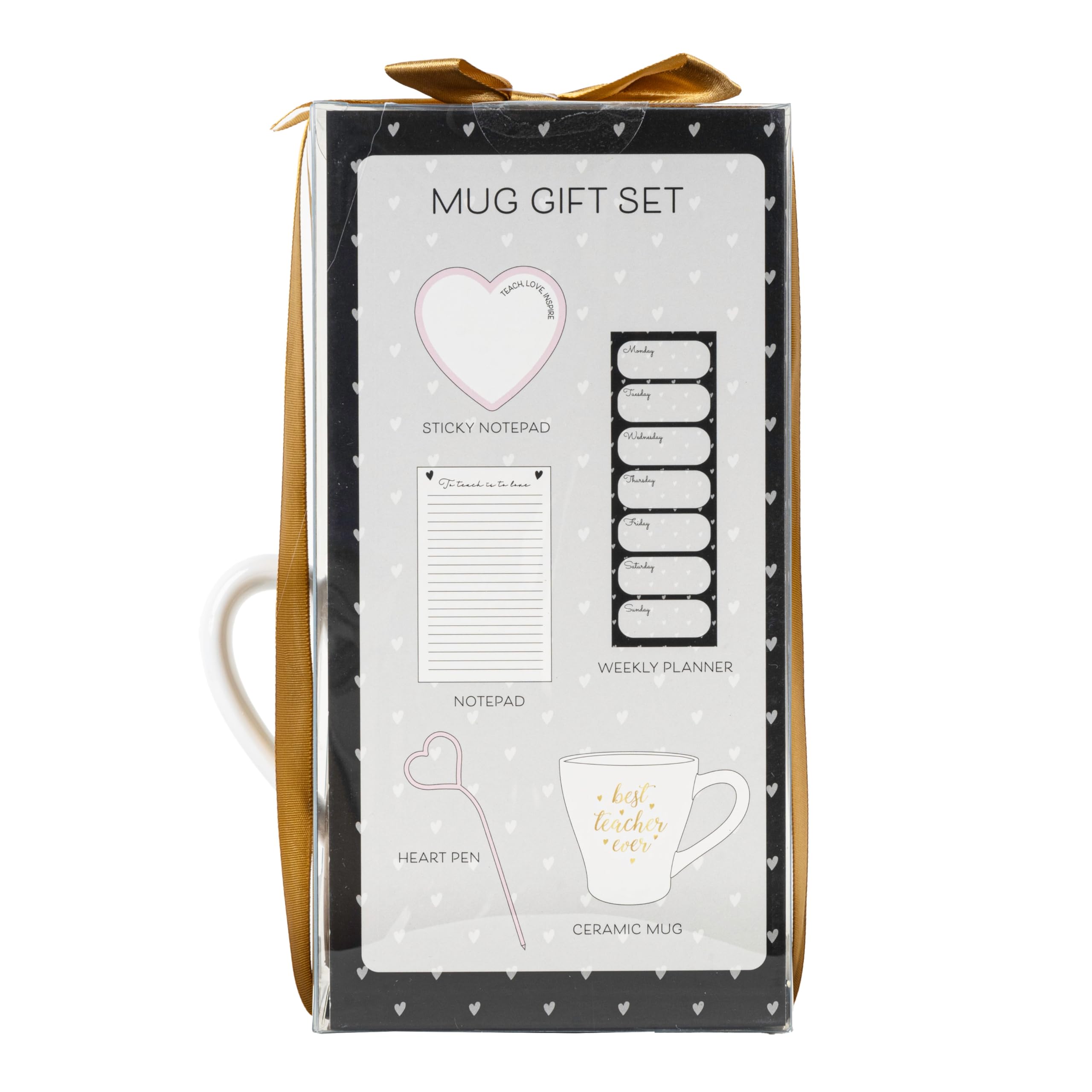 Coffret Cadeau Professeur Chouette : Mug Vert, Bloc-notes, Stylo, Post-it - NEUF